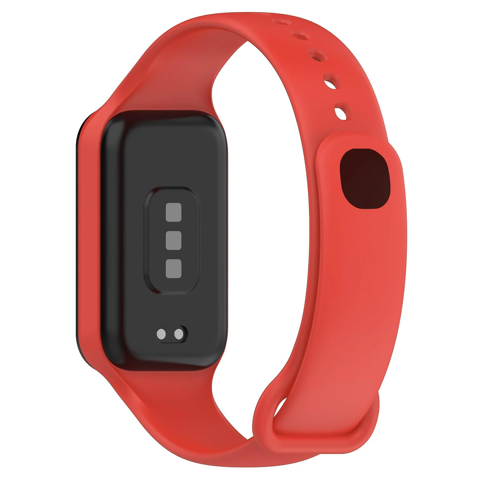 DL3 Mobilak Smart Watch Strap for Xiaomi Redmi Band 2, Sport Silicone Watch Band Wrist Strap, Replacement Bracelet Wristband Wrist Strap for Xiaomi Redmi Smart Band2 Accessories - A.Red