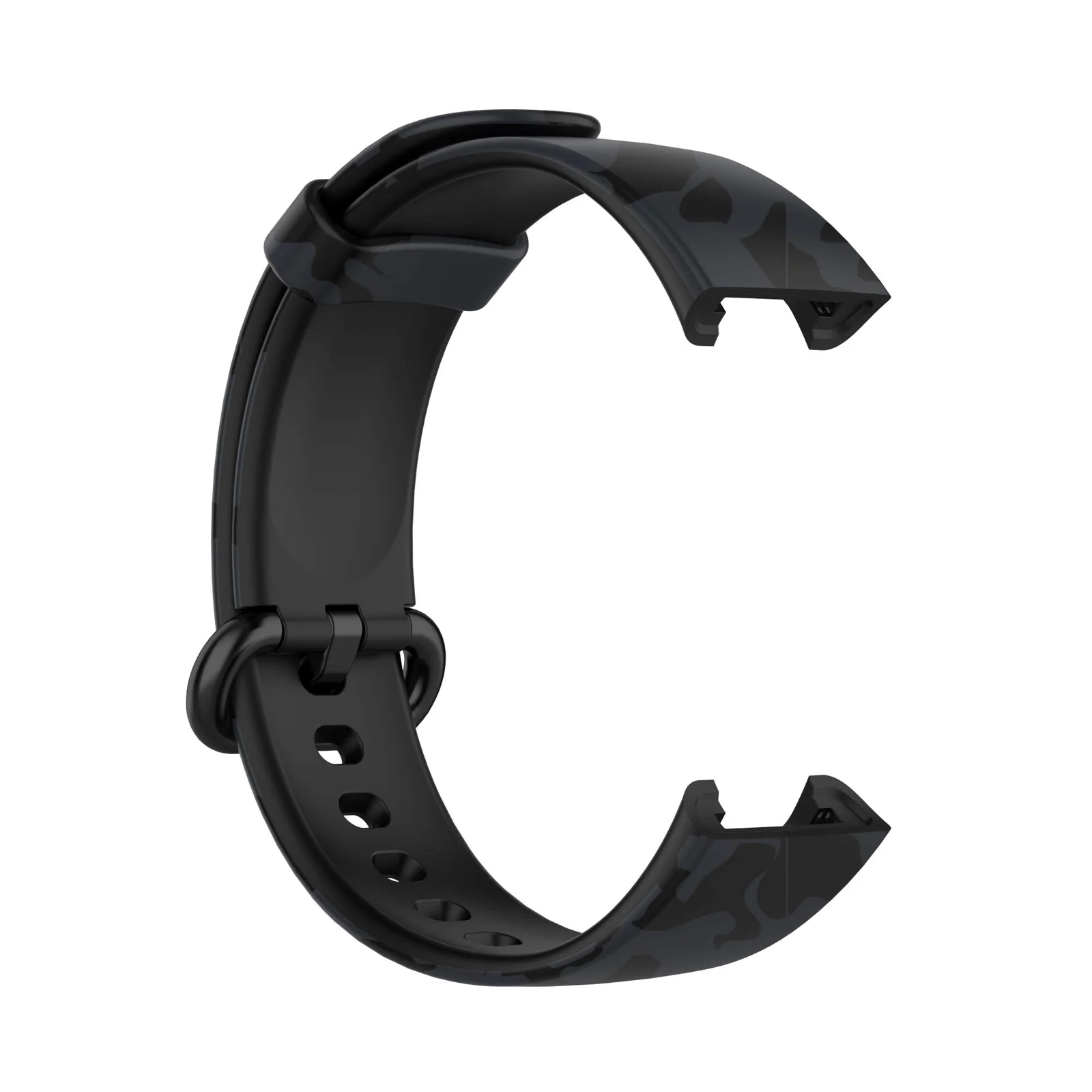 DL3 Mobilak Strap Compatible with Xiaomi Redmi Watch 2 Lite/Poco Watch/Redmi Watch 2 / Horloge 2 Soft Replacement Sport Silicone Strap (Camouflage Grey), unisex-adult - Black