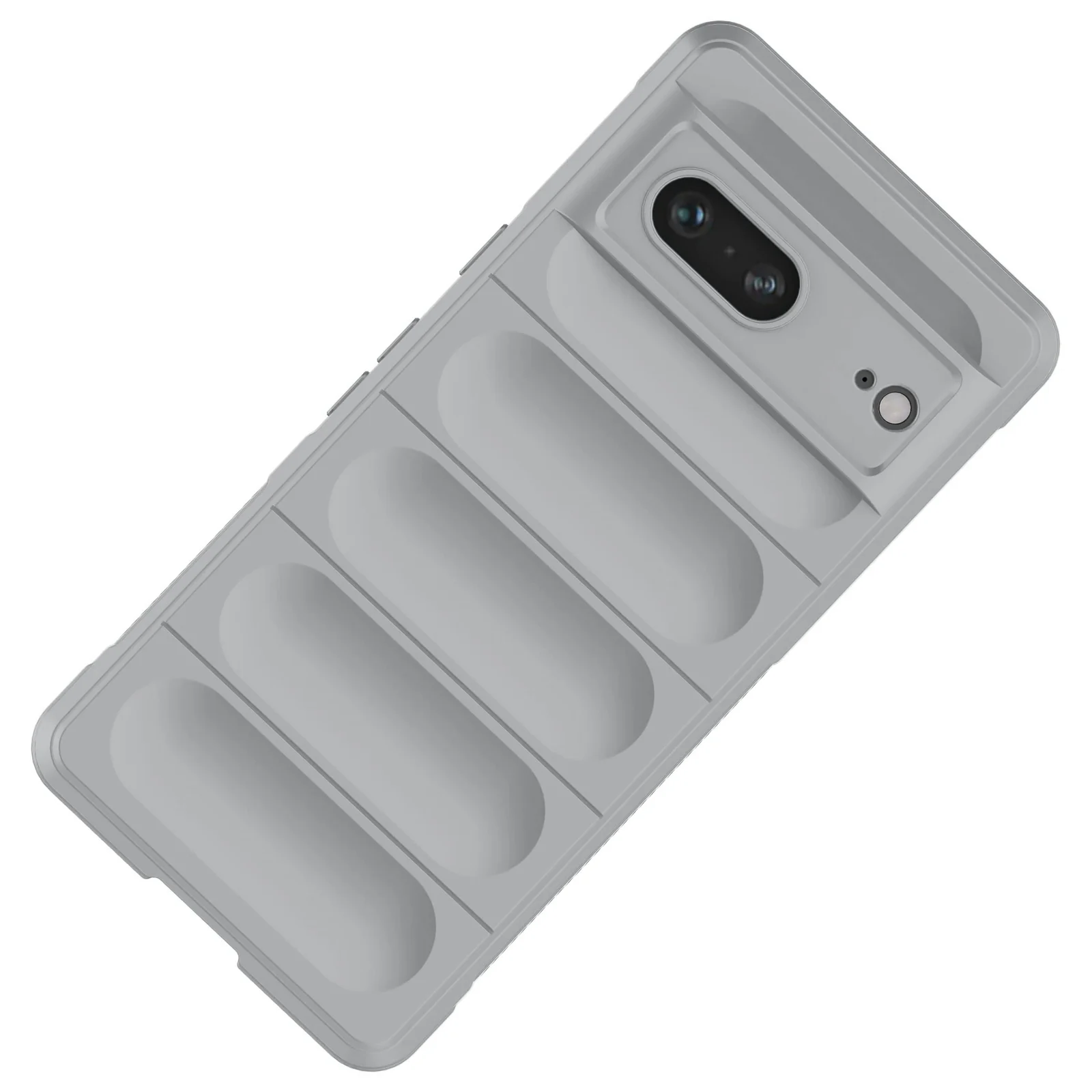 DL3 Mobilak Flexible Silicone and TPU Protective Case with Camera Protection for Google Pixel 7 - Gray