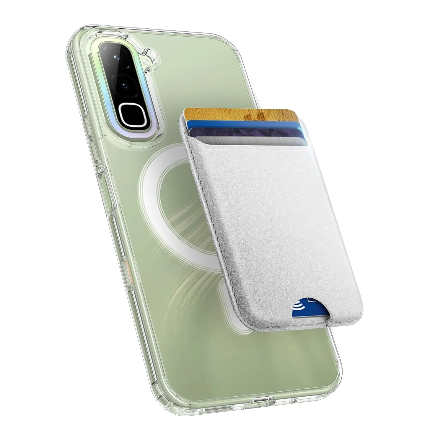 MOBIGON Slim Magnetic MagSafe-Compatible Phone Case for Infinix Hot 70, Clear