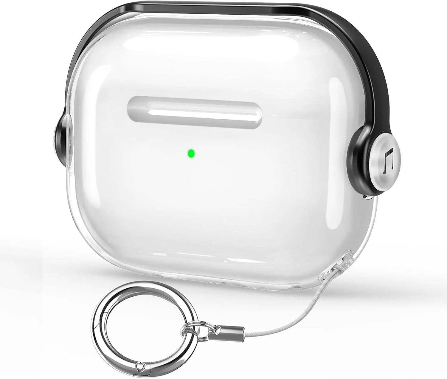 DL3 Mobilak Protective Case for AirPods Pro 3 (2025) [With Closure Lid] [Front LED Visible] [With Wrist Strap] Skin Case Compatible with (2025) AirPods Pro 3