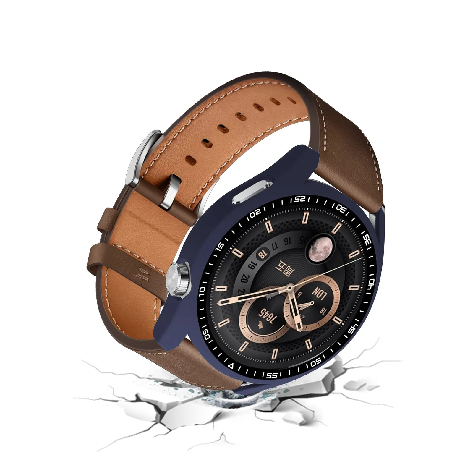 DL3 Mobilak PC Protective Case for Huawei Watch GT3 46mm - Blue