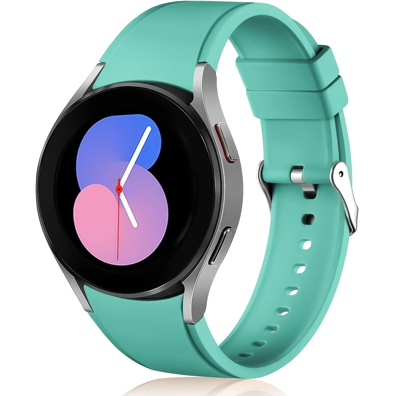 DL3 Mobilak No Gap Bands Compatible with Samsung Galaxy Watch 7 5 4 6 Band 44mm 40mm/Watch 5 Pro 45mm/Galaxy Watch 4 Classic 46mm 42mm Strap,20mm Quick Release Sport Replacement Bands for Women Men - Cactus