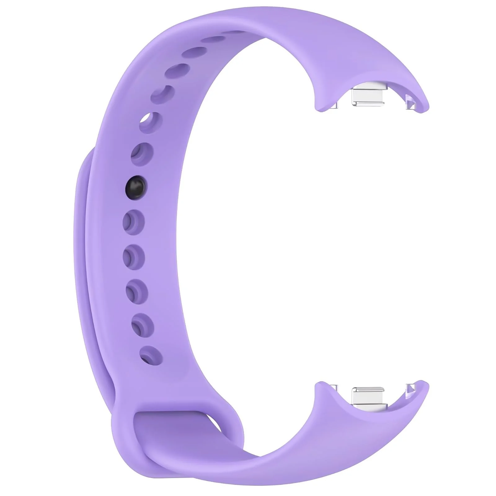 DL3 Mobilak Band Compatible with Xiaomi Mi Band 10/9/8 Replacement Strap, Silicone Skin-Friendly Wrist Strap Adjustable Sports Wristbands for Women Men Xiaomi Smart Band 8/9/10 - Lavender Purple