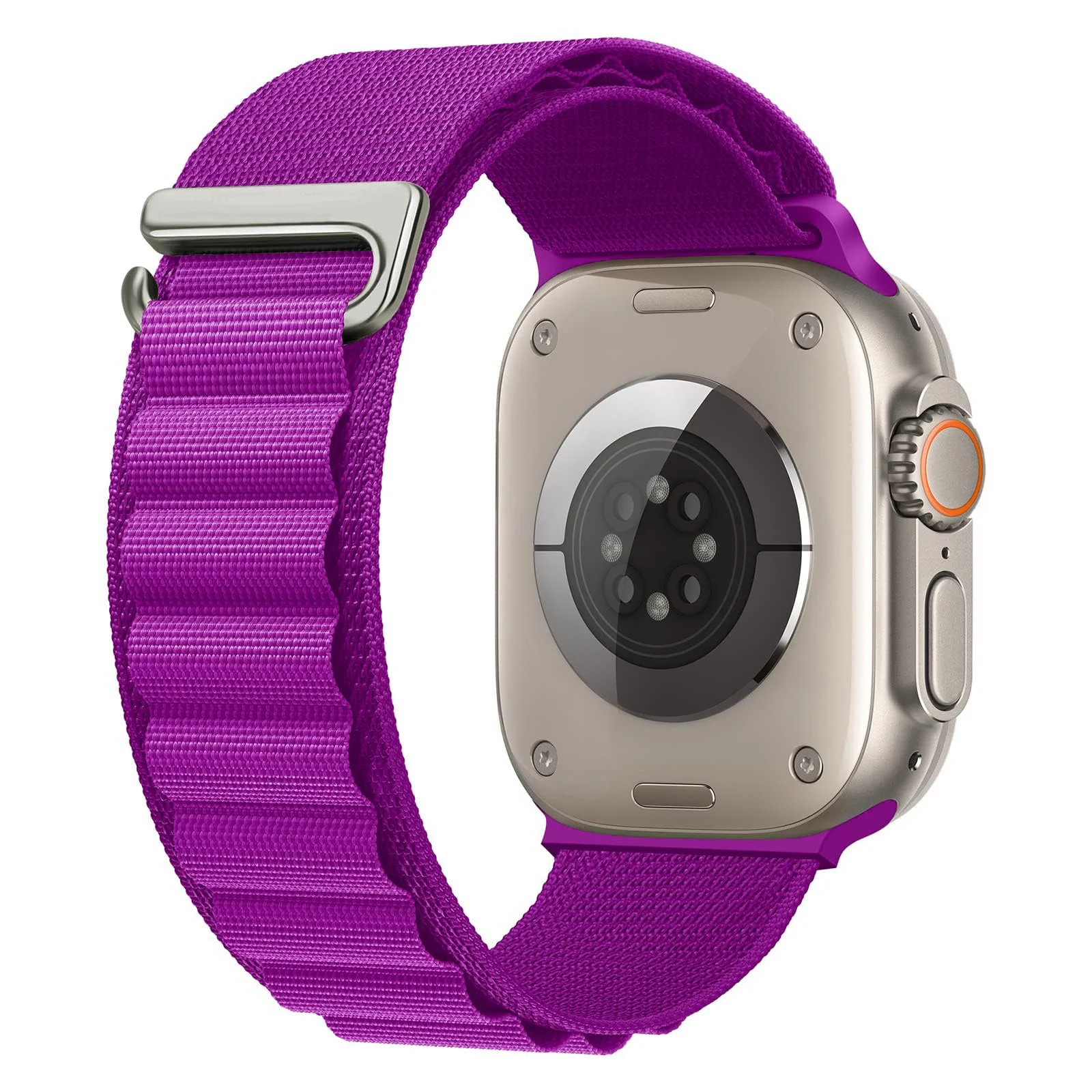 Dl3 Mobilak Compatible with Apple Watch Band 38MM 40MM 41MM Men Women, Rugged Alpine Loop Nylon Sport Bands with Titanium C-Hook Stap for iWatch Series SE 2 SE 9 8 7 6 5 4 3 2 1 (Turquoise)