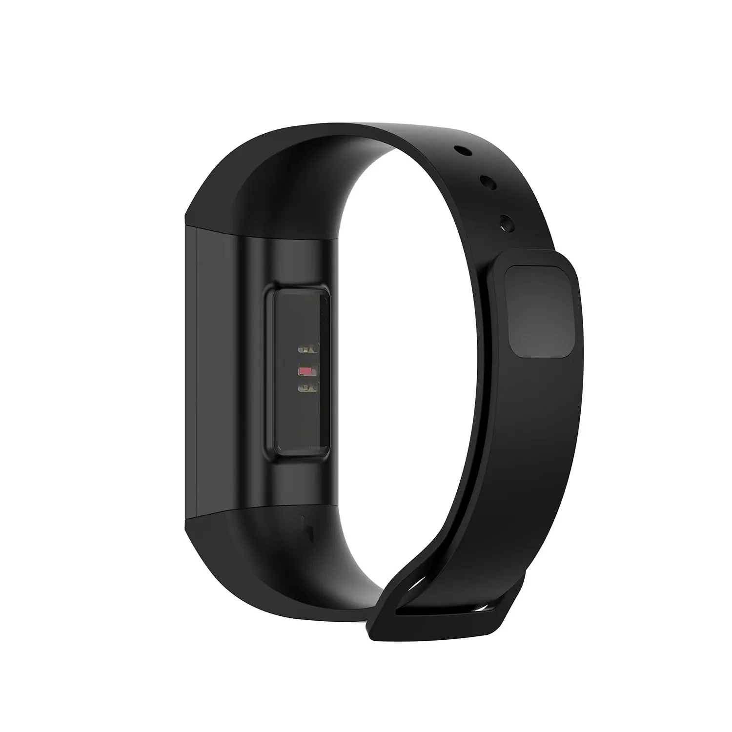 DL3 Mobilak Smart Watch Strap for Xiaomi Mi Band 4C & Redmi Smart Band, Sport Silicone Watch Band Wrist Strap, Replacement Bracelet Wristband Wrist Strap - Black