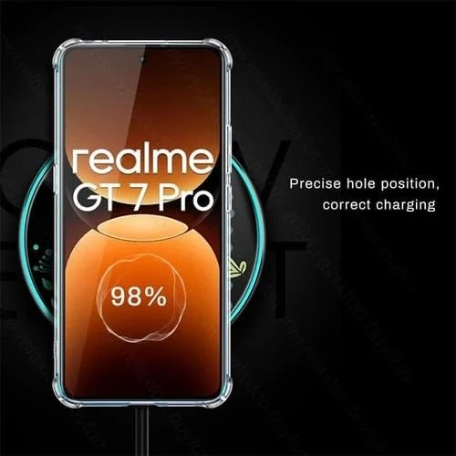 DL3 Mobilak Clear TPU Protective Case for realme GT 7 Pro 5G with Camera Protection and Shockproof Design - Clear