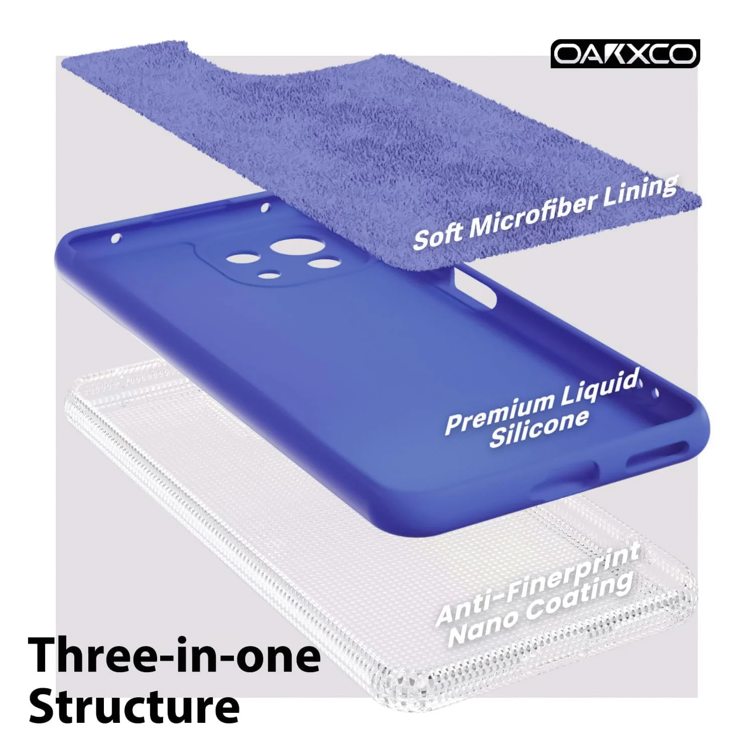 DL3 Mobilak Liquid Silicone Protective Case with Soft Microfiber Lining with Full Camera Protection for Xiaomi Mi 11 Lite 4G / 5G & Mi11 Lite 5G NE - Light Blue