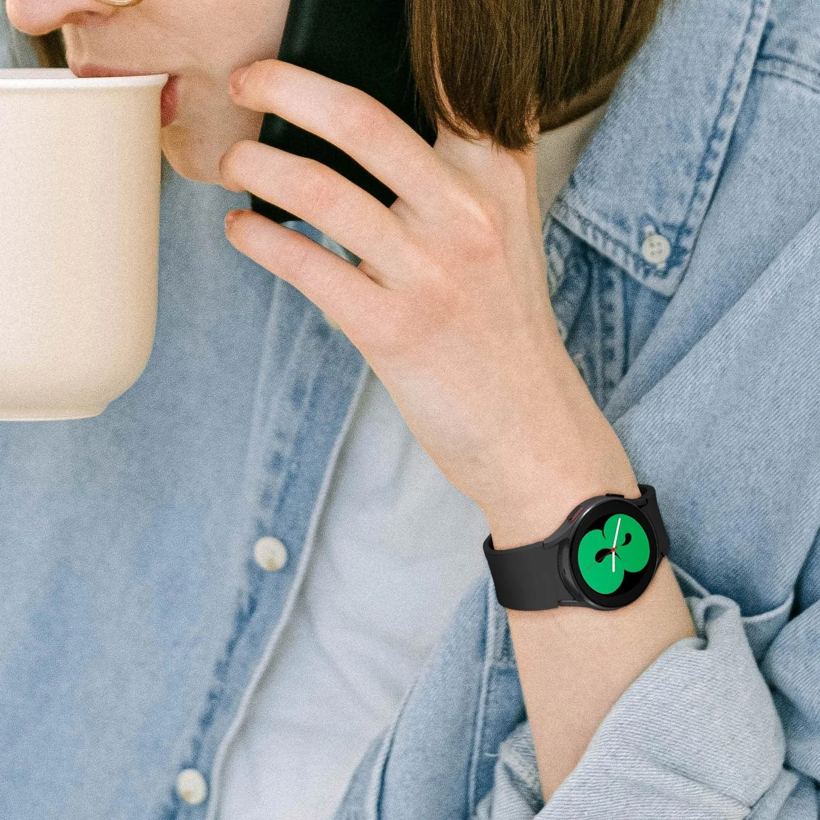 DL3 MOBILAK Silicone Buckle Band 22MM Strap Compatible with Samsung Galaxy Watch3 45mm/Galaxy 46mm/Gear S3/Compatible with Huawei Watch GT4 GT3 46MM/GT2E/GT2 Pro/GT GT2 46MM/Amazfit GTR - A.Black