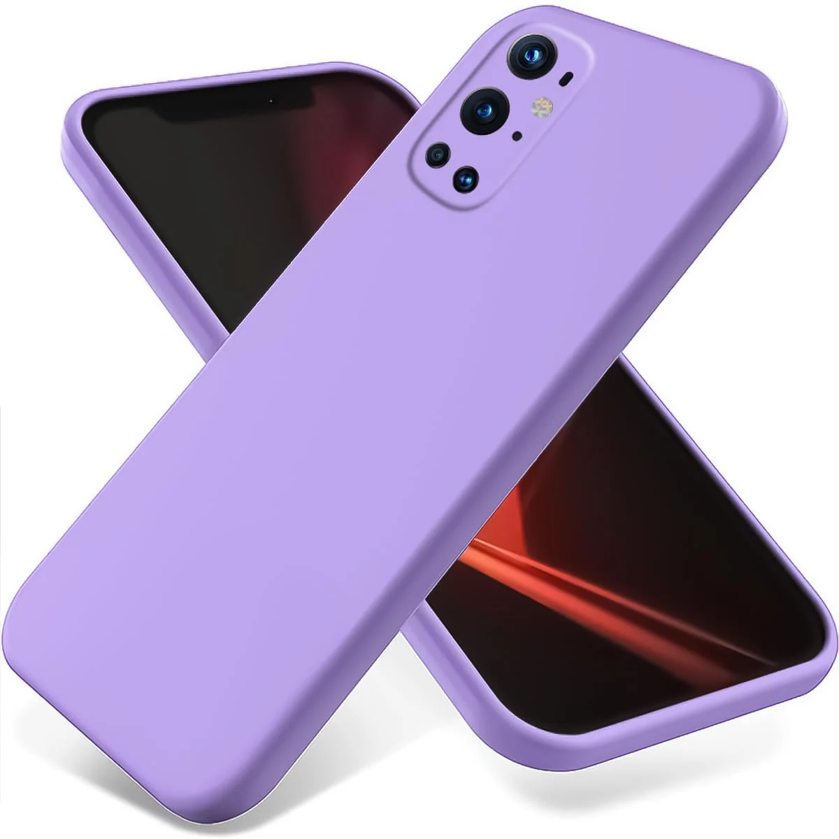 Dl3 Mobilak OnePlus 9 Pro Case,Soft Flexible Silicone Gel Rubber Bumper Cover,Full Body Shockproof Protective Phone Case (Royal Blue)