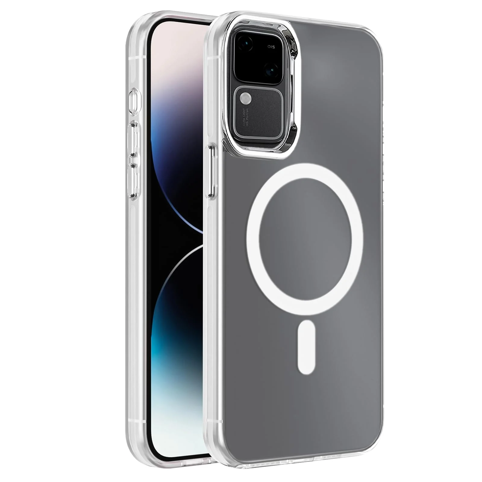 DL3 Mobilak Case For vivo V30 / V30 Pro 5G Case Crystal [Not Compatible with MagSafe] Soft TPU Gel Case Flexible Silicone Anti-Scratch TPU Cover - Clear