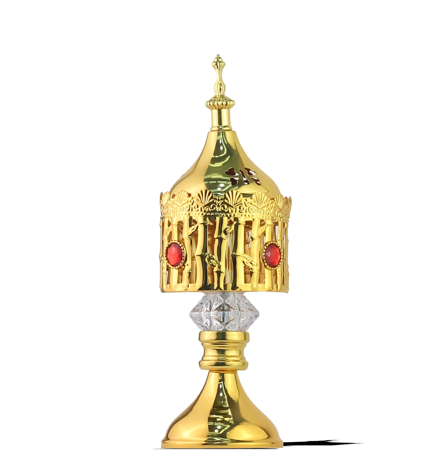 Mobigon Charcoal Incense Burner, Bakhoor Burner, Oud Frankincense Incense Burner, Vintage Arabic Burner, Suitable For Arabian Oud, Yoga, Spa and Aromatherapy, Office & Home Decor - Style 44