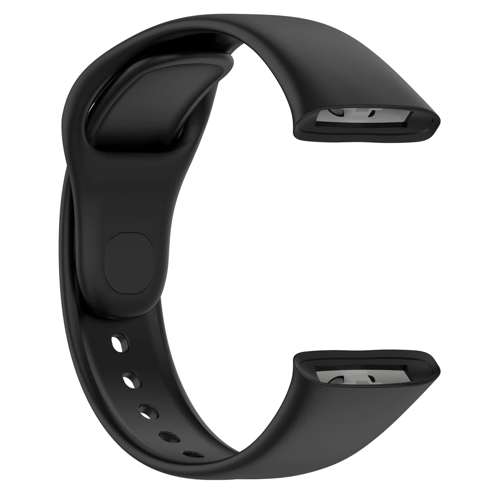 DL3 Mobilak Strap Watch Silicone Compatible With Xiaomi Redmi Watch 3, Sport Silicone Watch Band Wrist Strap, Bracelet Wristband Wrist Strap for Redmi Watch3 - Black