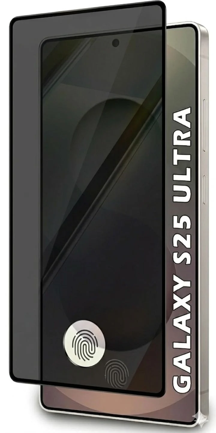 DL3 Mobilak Samsung Galaxy S25 Ultra Privacy Screen Protector, Anti-Spy 9H Hardness Tempered Glass Film [Case Friendly] [Bubble Freee] - Black