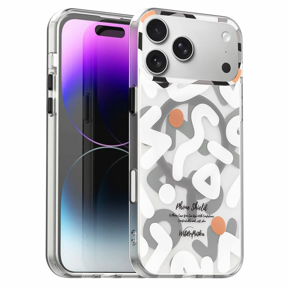 iPhone 17 Pro Max / Matte Pattern — DL3 Mobilak TPU Protective Case for iPhone 17 Pro Max, Compatible with MagSafe accessories, Camera protection, Shock-absorbing protection
