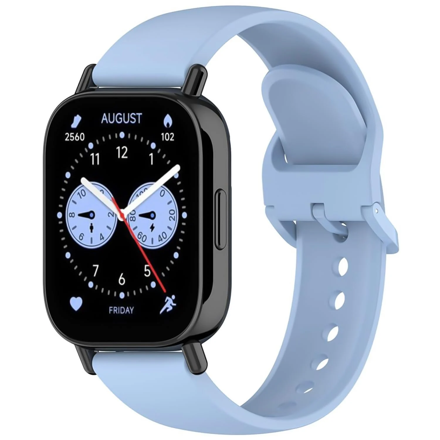 DL3 Mobilak Straps Compatible with Xiaomi Redmi Watch 5 Active/Redmi Watch 5 Lite Bracelet, 22mm Soft Silicone Replacement Band Sports Strap Wristbands [Wear-resistant] [breathable] - Sky Blue