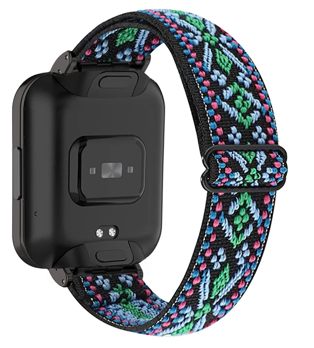 DL3 Mobilak Strap Compatible with Xiaomi Redmi Watch 2 Lite/Poco Watch/Redmi Watch 2 / Horloge 2 Bracelets, Nylon Replacement Strap Sport PU Protective Case + Watch Strap - Black