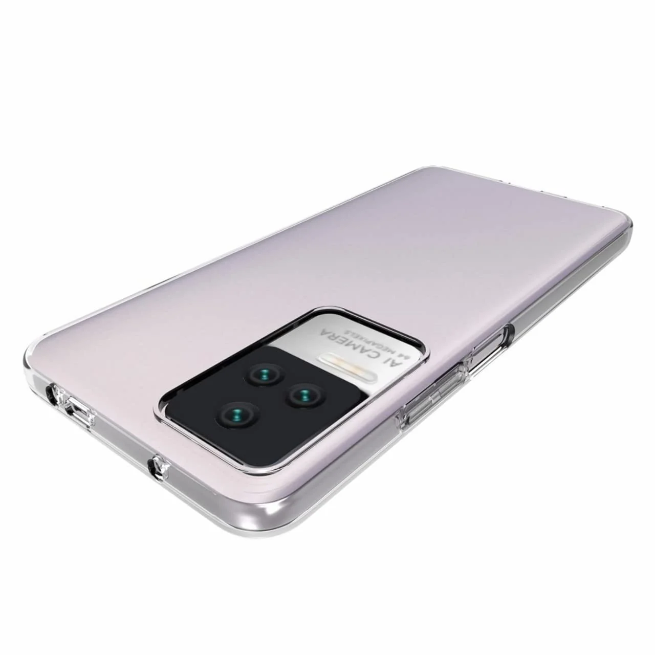 DL3 Mobilak Case Compatible with Xiaomi Poco F4 Case Crystal Soft TPU Gel Case Flexible Silicone Anti-Scratch Camera Protection TPU Cover - Clear