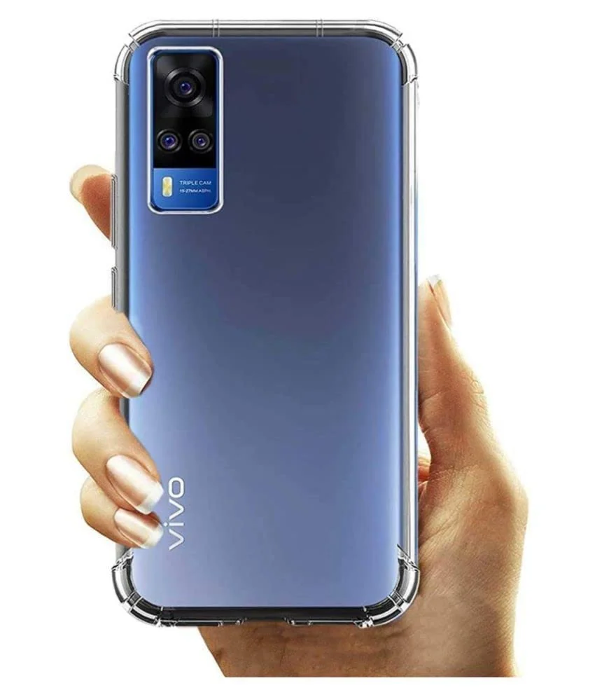 DL3 Mobilak Protective Case for vivo Y53s 4G / vivo Y51 (2020) / vivo Y31 / vivo Y51a, Case [Military Drop Protection] [Non-Yellowing] Shockproof TPU Back Soft Silicone Bumper Cover - Clear