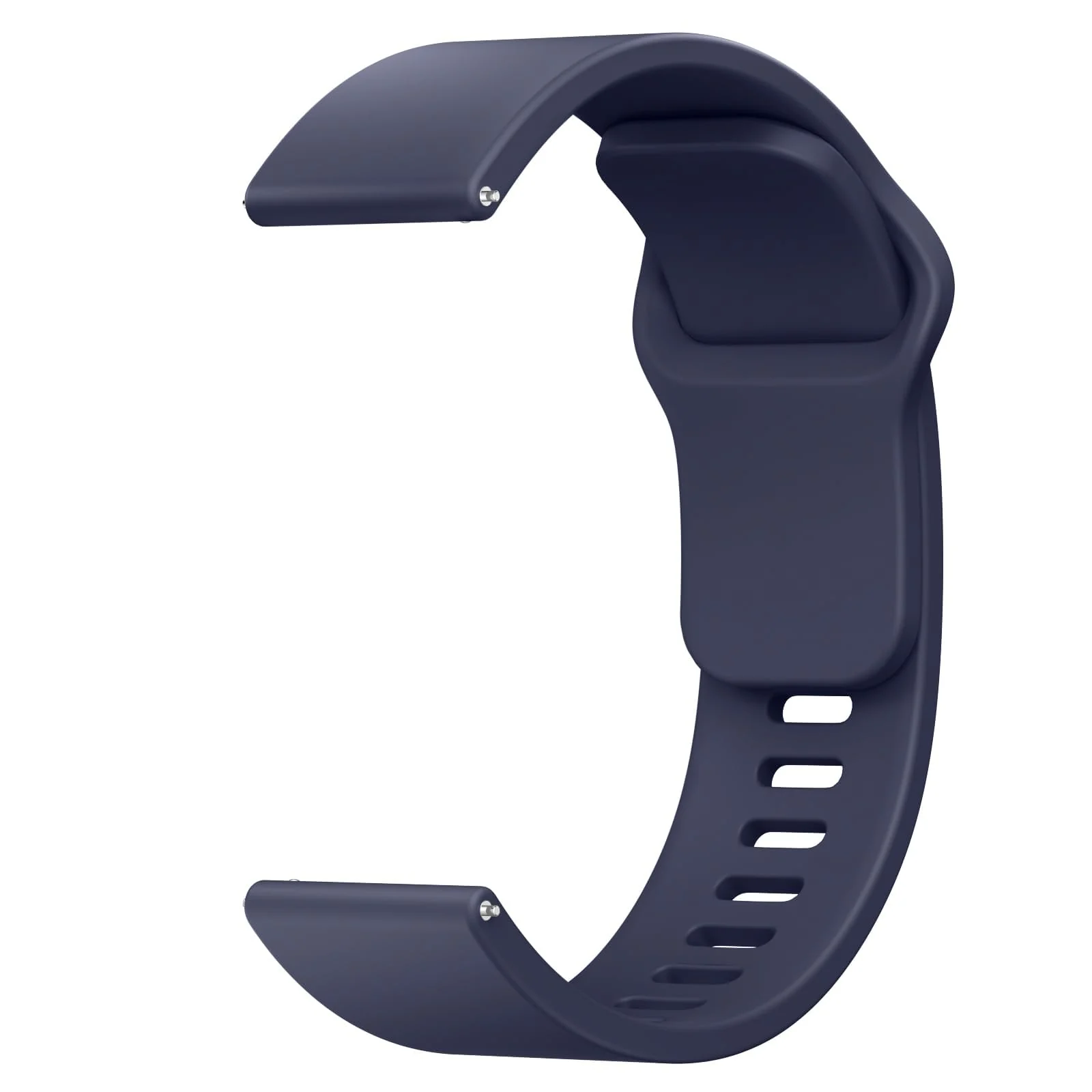DL3 Mobilak Strap for Xiaomi Redmi Watch 5 Active/Redmi Watch 5 Lite, 22mm Adjustable Quick Release Silicone Replacement Watch Band Straps Wristbands Bracelet for Women Men - Midnight Blue