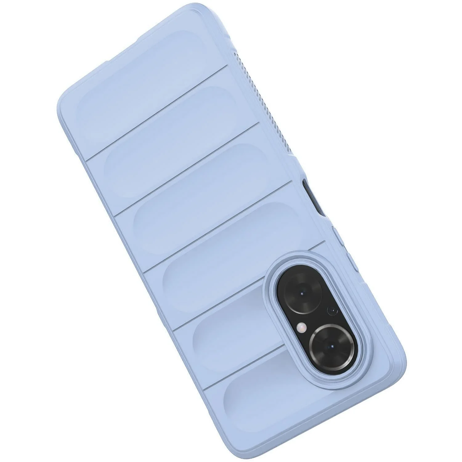 DL3 Mobilak Flexible Silicone and TPU Protective Case with Camera Protection for Huawei Nova 9 SE / Honor 50 SE - Baby Blue