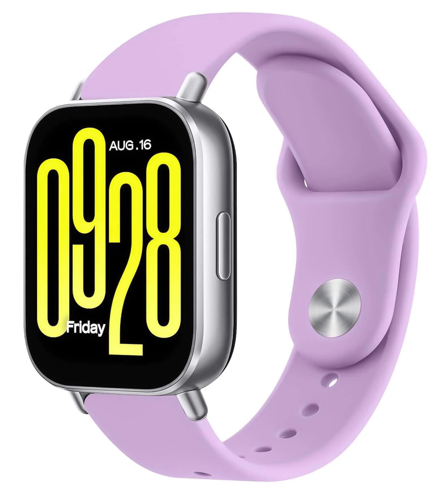DL3 Mobilak Straps Compatible with Xiaomi Redmi Watch 5 Active/Redmi Watch 5 Lite Bracelets for Men Women, 22mm Soft Silicone Strap, Waterproof Adjustable Band Sports Replacement - Lavender Purple