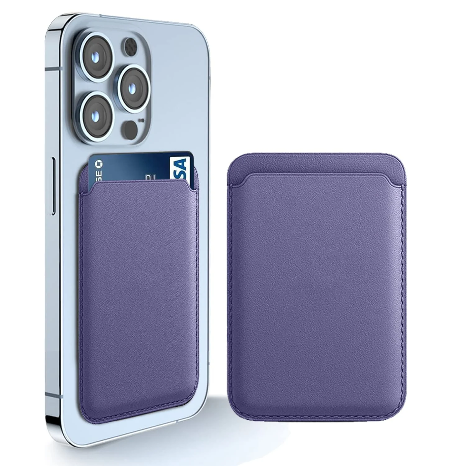 DL3 Mobilak Magnetic Card Holder Phone Wallet for iPhone 16/15/14/13/12 Series with MagSafe, Wallet for iPhone 16 15 14 Pro Max Plus Series, MagSafe 3 Wallet for iPhone 13 12 Pro Max Mini Series