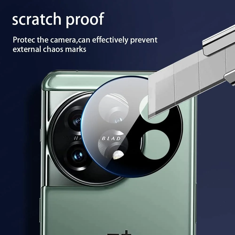 DL3 Mobilak OnePlus 11 5G Camera Protector Tempered Glass Screen Protector HD [Full Coverage][Anti-Scratch] Drop Protection Ultra Clear/Thin Lens Protector Case - Black
