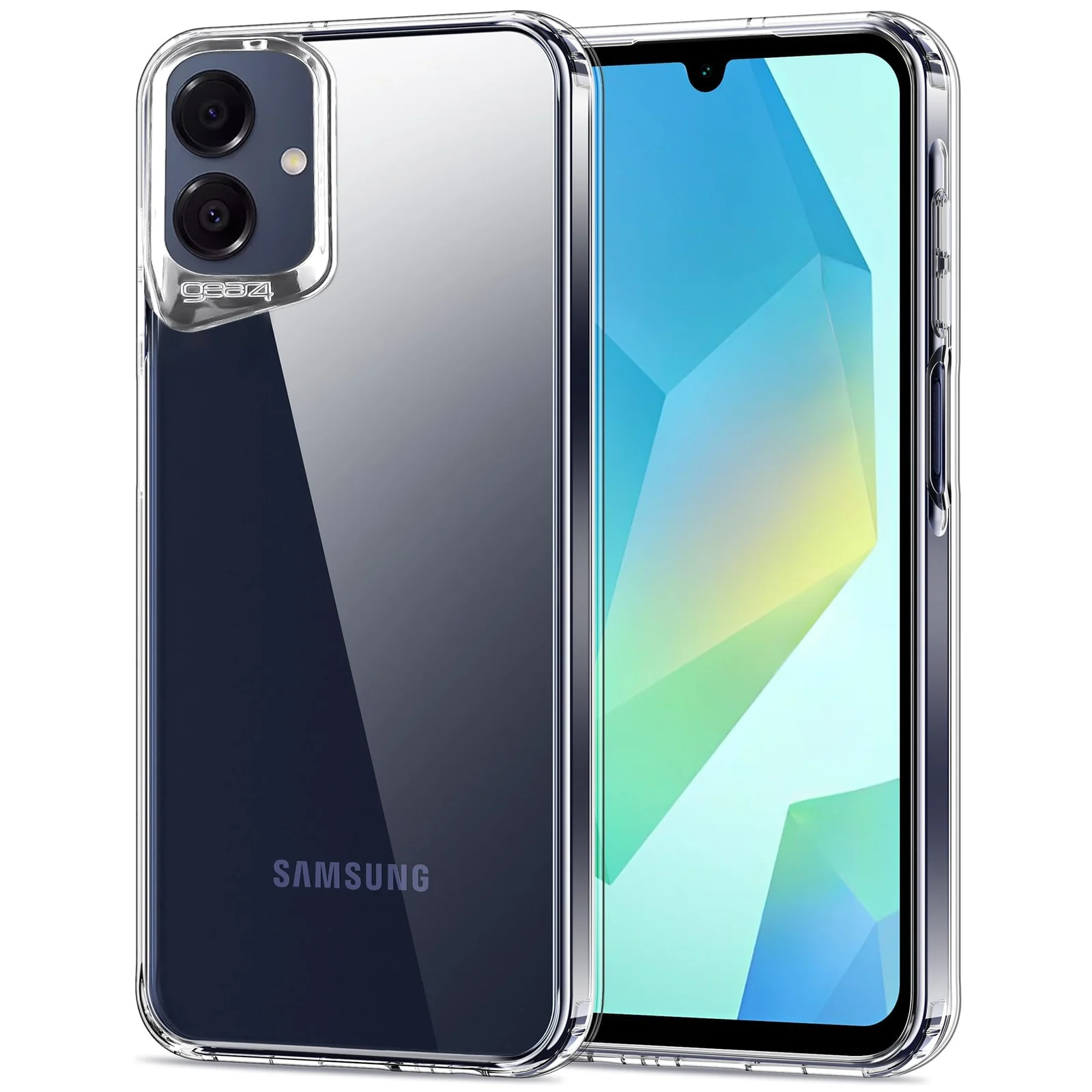 DL3 Mobilak Rugged Protective Case for Samsung Galaxy A06, Supports wireless charging, Shock-absorbing protection, Non-slip grip - Clear