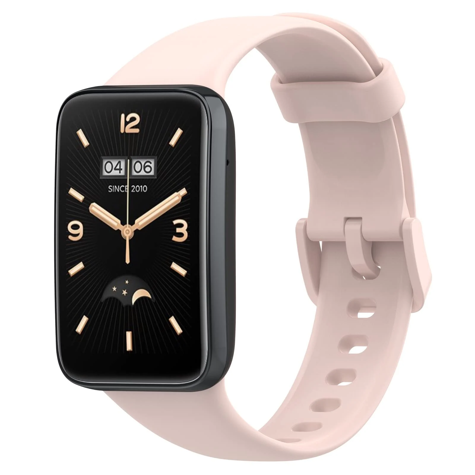 DL3 Mobilak Bands Compatible with Xiaomi Mi Band 7 Pro Watch Replacement Soft Durable Colourful Silicone Watch Band Sports Strap Wristband for Mi Band 7 Pro Smartwatch Accessories - Pink