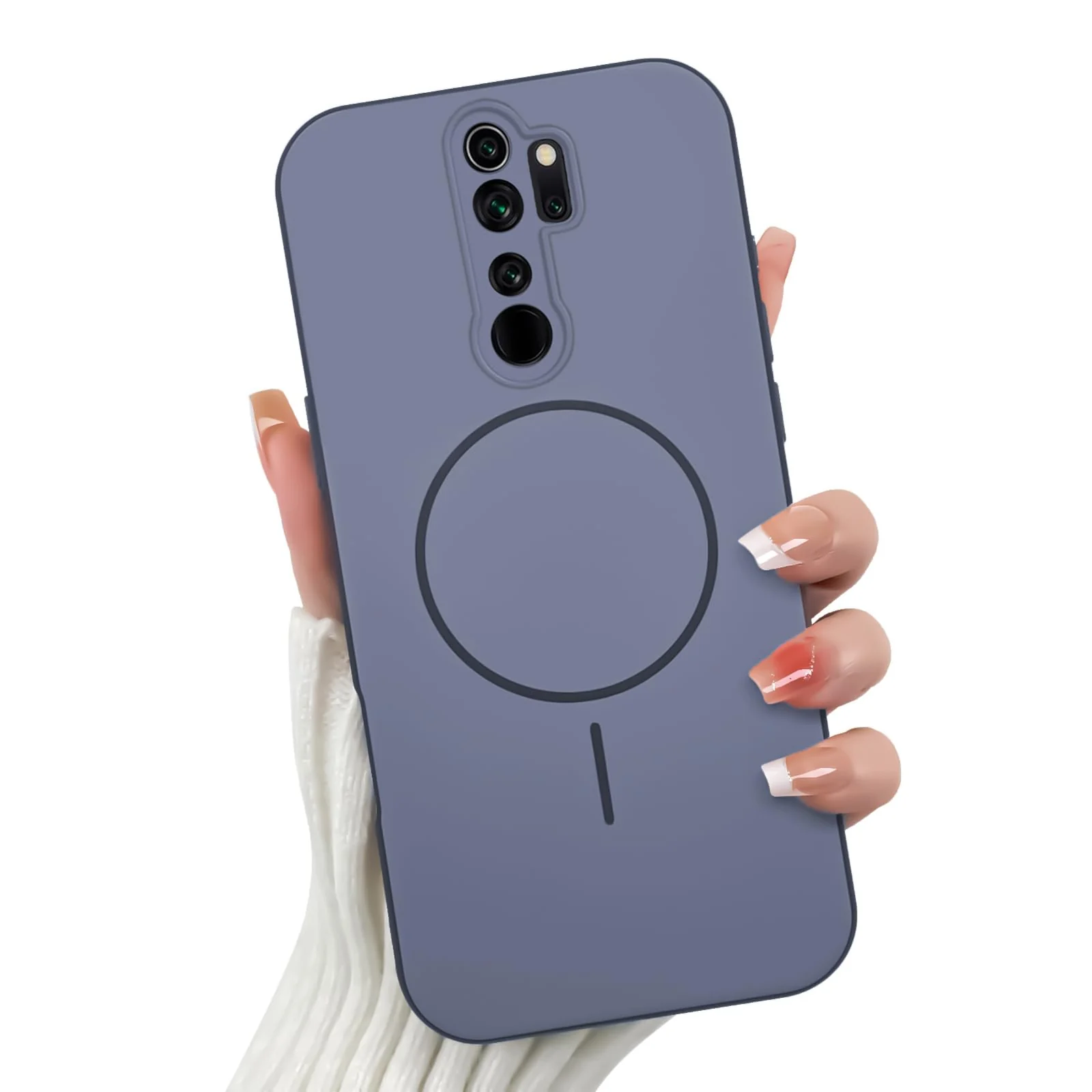 Xiaomi Redmi Note 8 Pro — DL3 Mobilak Case For Xiaomi Redmi Note 8 Pro Slim Design [Not Compatible with MagSafe] Soft Silicone Case Flexible TPU Anti-Scratch Protective Cover with Full Camera Protection