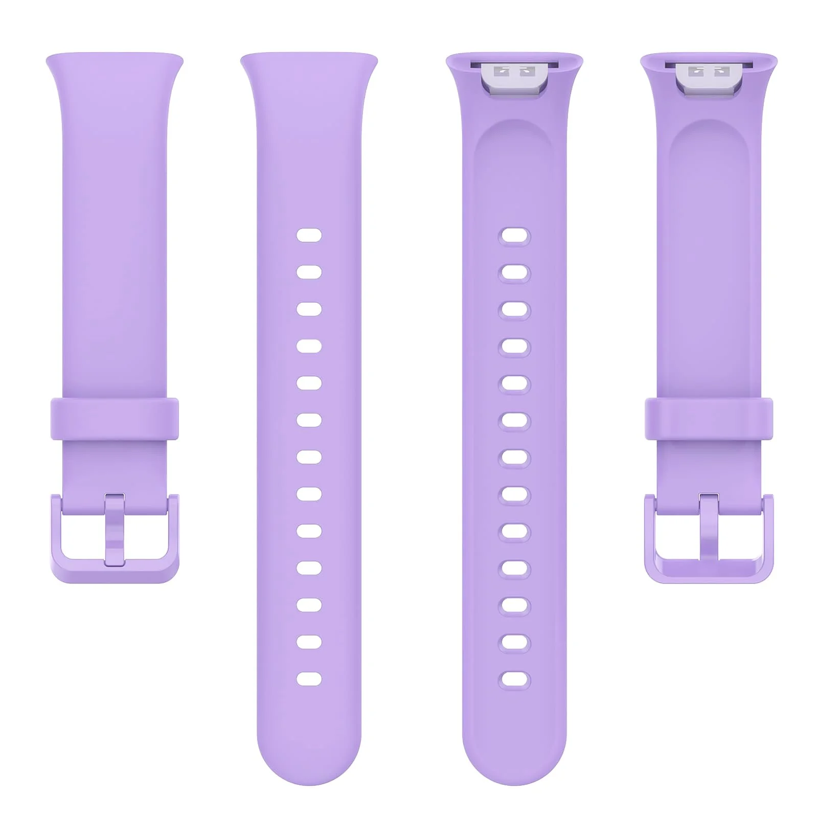 DL3 Mobilak Bands Compatible with Xiaomi Mi Band 7 Pro Watch Replacement Soft Durable Colourful Silicone Watch Band Sports Strap Wristband for Mi Band 7 Pro Smartwatch Accessories - Purple