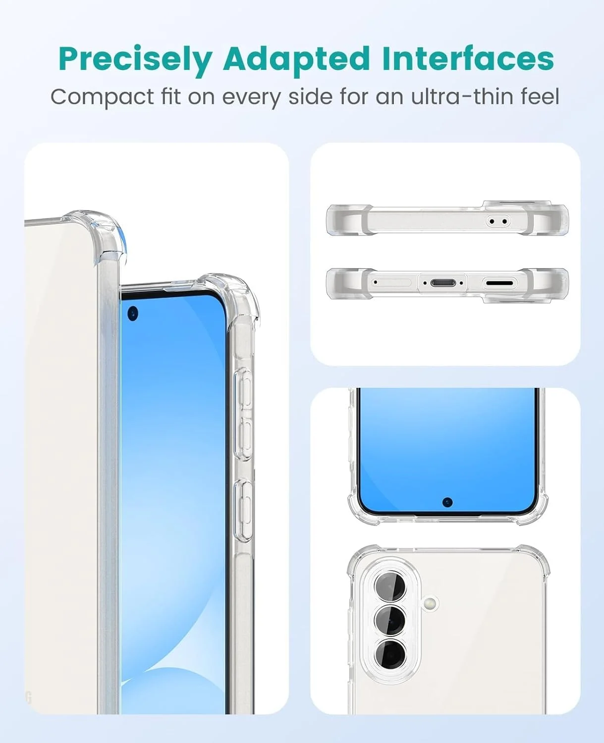DL3 Mobilak Clear TPU Case for Samsung Galaxy A57 5G, Camera protection, Shock-absorbing protection, Scratch-resistant surface - Clear
