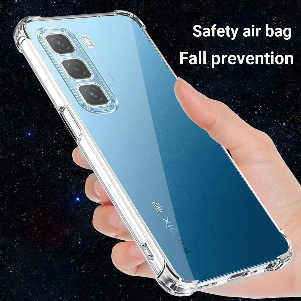 DL3 Mobilak Clear TPU Case for Infinix Hot 50, Camera protection, Shock-absorbing protection, Scratch-resistant surface - Clear