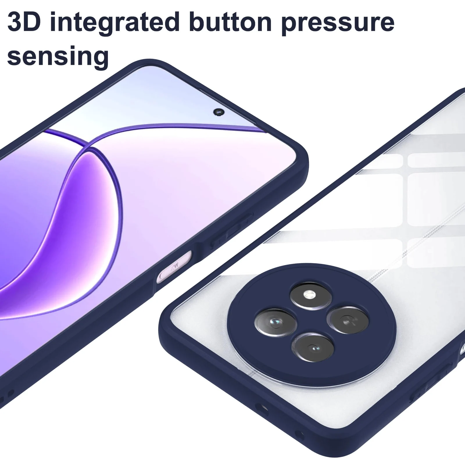 DL3 Mobilak Clear Protective Case for realme 13 Pro / realme 13 Pro Plus 5G - Blue