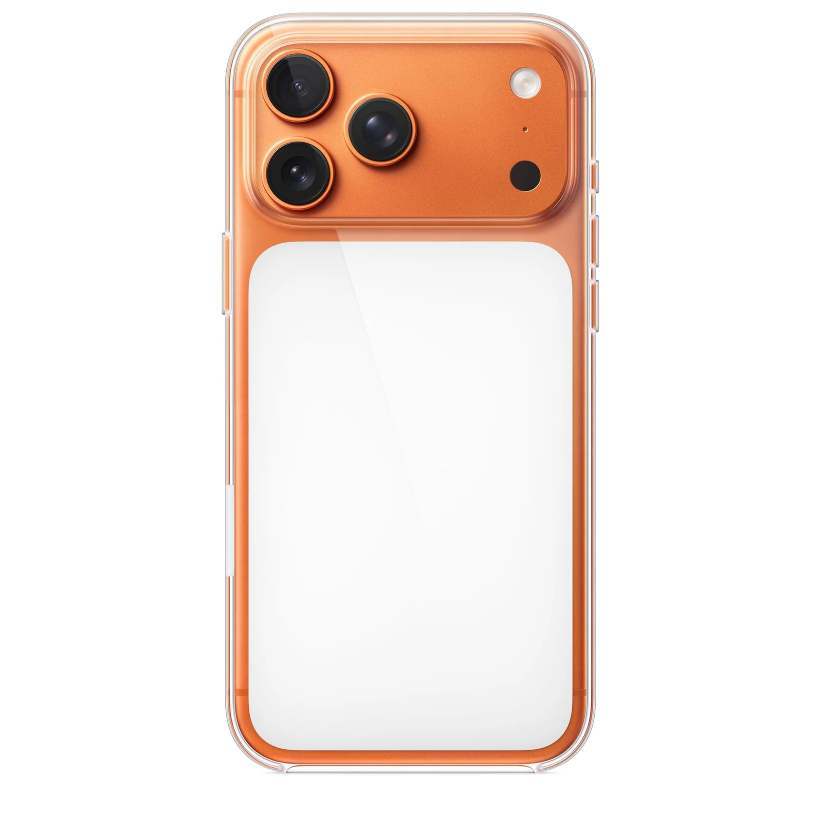 DL3 Mobilak Clear Protective Case for iPhone 17 Pro Max, Compatible with MagSafe accessories, Supports wireless charging, Scratch-resistant surface - Transparent