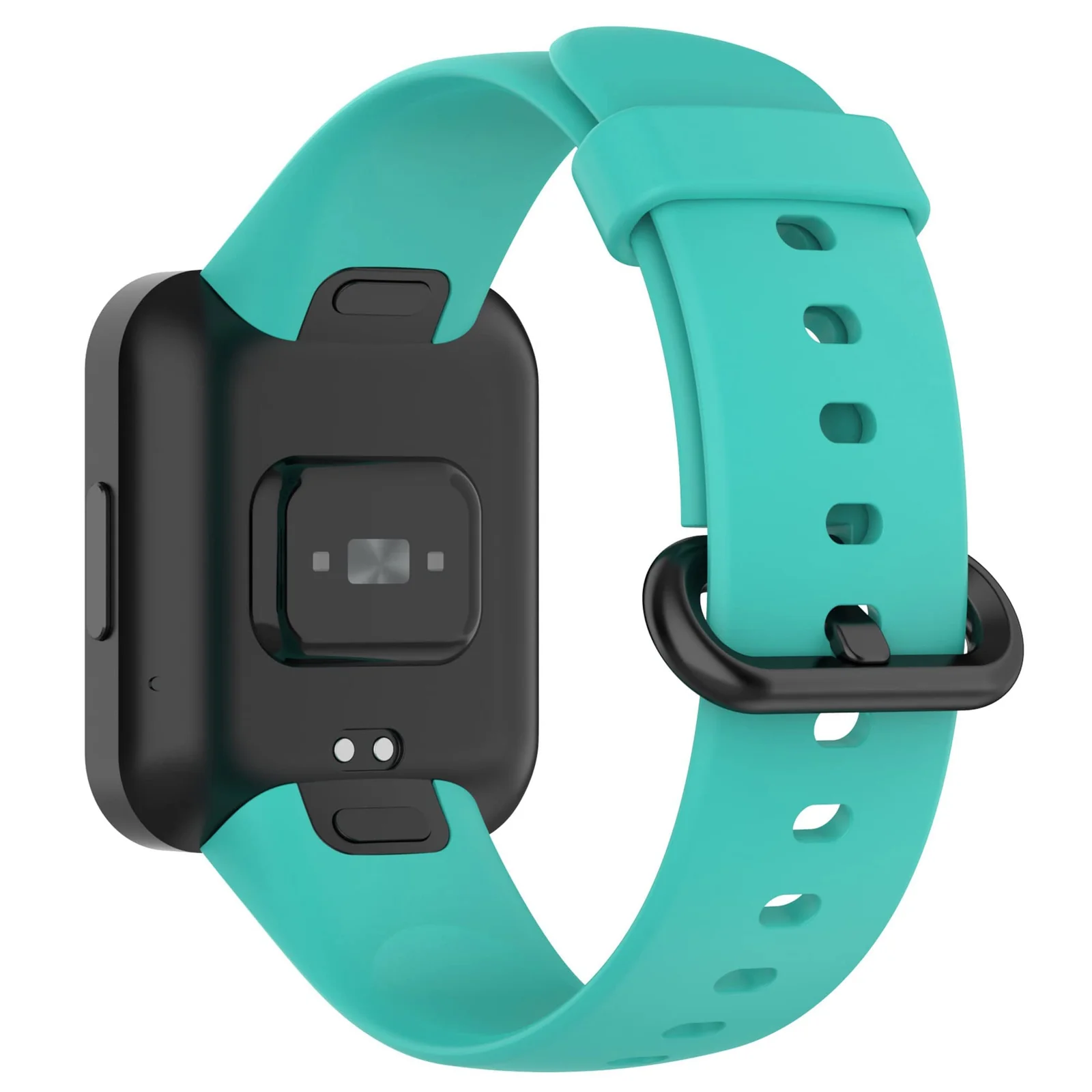 DL3 Mobilak Strap Compatible with Xiaomi Redmi Watch 2 Lite/Poco Watch/Redmi Watch 2 / Horloge 2 Soft Replacement Sport Silicone Strap - Black