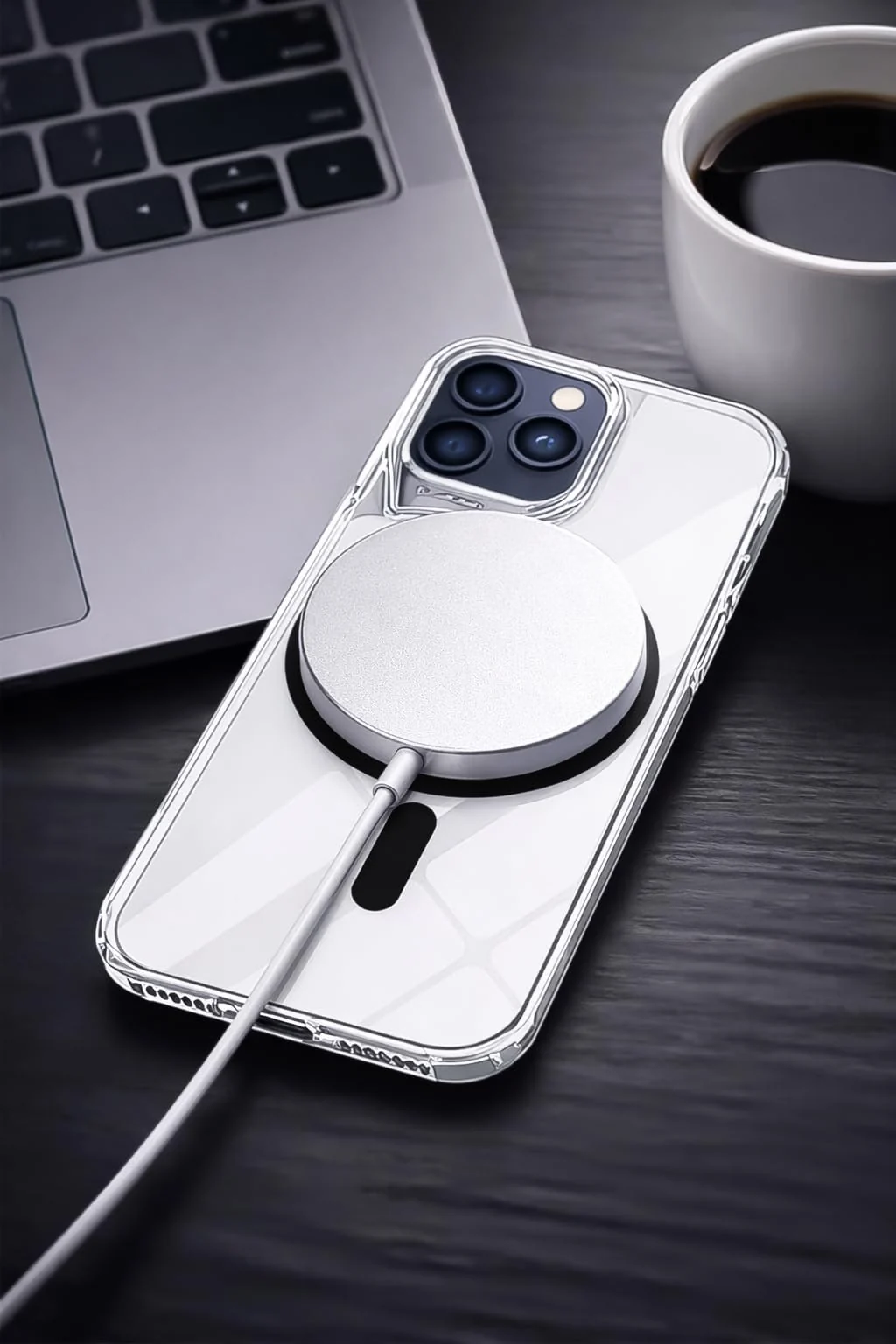 DL3 Mobilak Magnetic Case for Samsung Galaxy S26 Ultra, Glossy Colored Back Cover [Compatible with MagSafe] Clear Bumper, Slim Anti-Scratch Durable Protective Phone Case - White