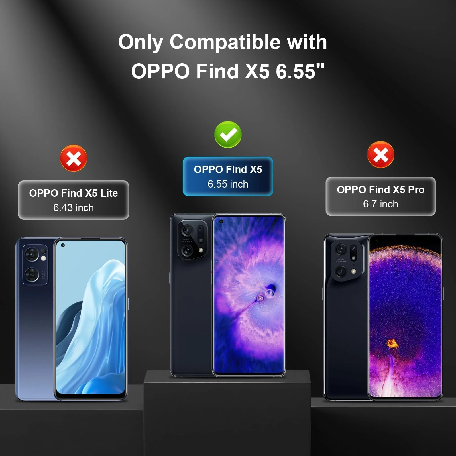 DL3 Mobilak Li-to Screen Protector OPPO Find X5 5G [Liquid UV Tempered Glass] Full Screen adhesive [Sensitive Touch][Fingerprint Sensor Compatible] HD - Clear