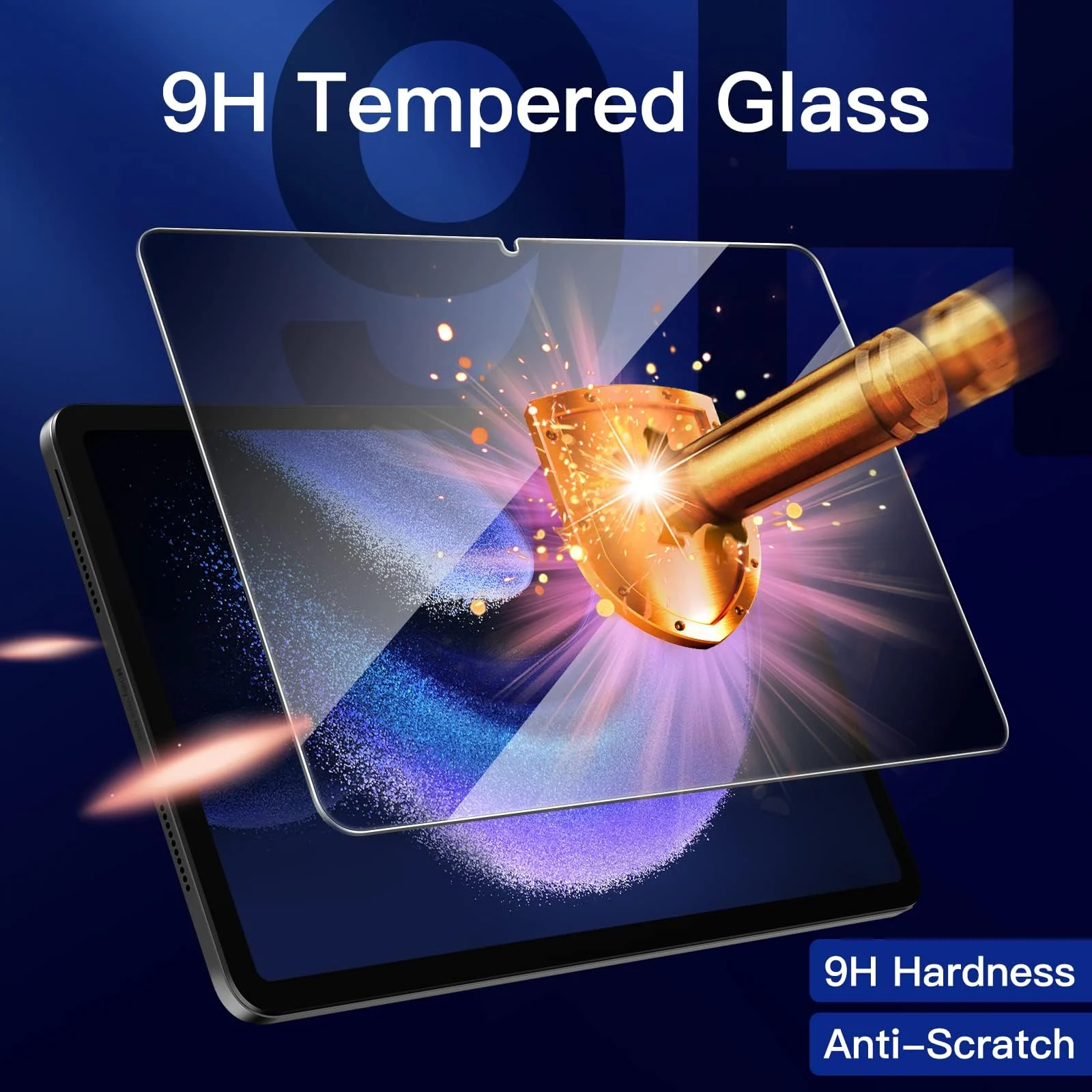 DL3 Mobilak Screen Protector For Xiaomi Pad 6/Xiaomi Pad 6 Pro Tempered Glass Film [HD Crystal ] [Easy Installation] [Scratch Resistant] [9H Hardness] - Clear