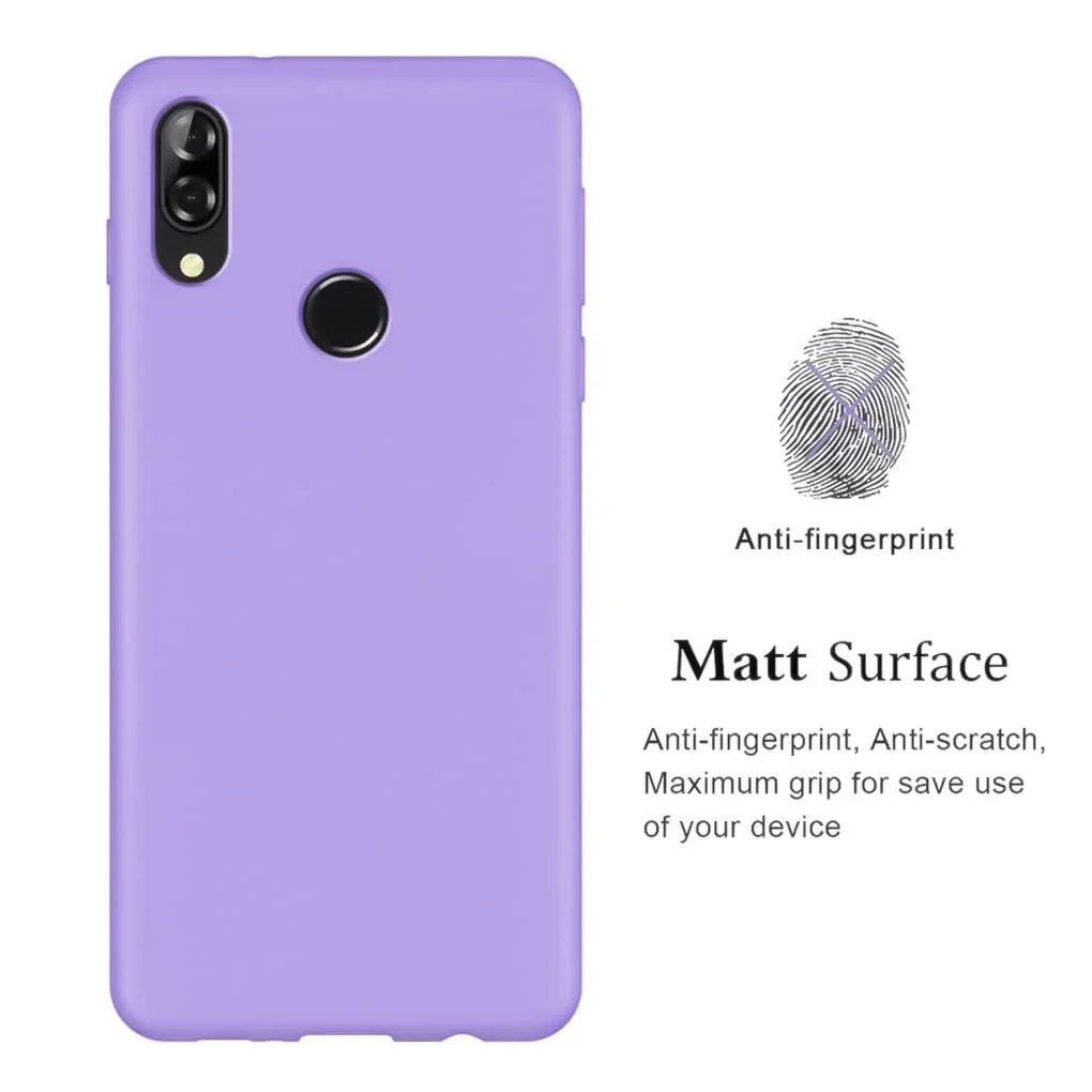 DL3 Mobilak Silicone Protective Case for Huawei nova 3i, Shock-absorbing protection, Scratch-resistant surface, Soft microfiber lining - Light Purple