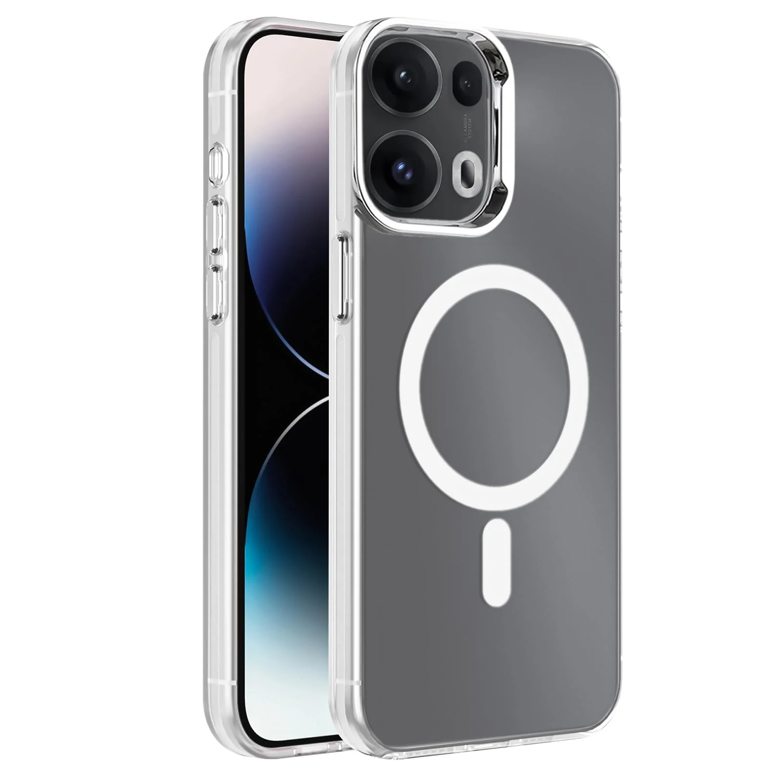 DL3 Mobilak Case For OPPO Reno 13 Pro 5G / Reno13 Pro 5G Case Crystal [Not Compatible with MagSafe] Soft TPU Gel Case Flexible Silicone Anti-Scratch TPU Cover - Clear