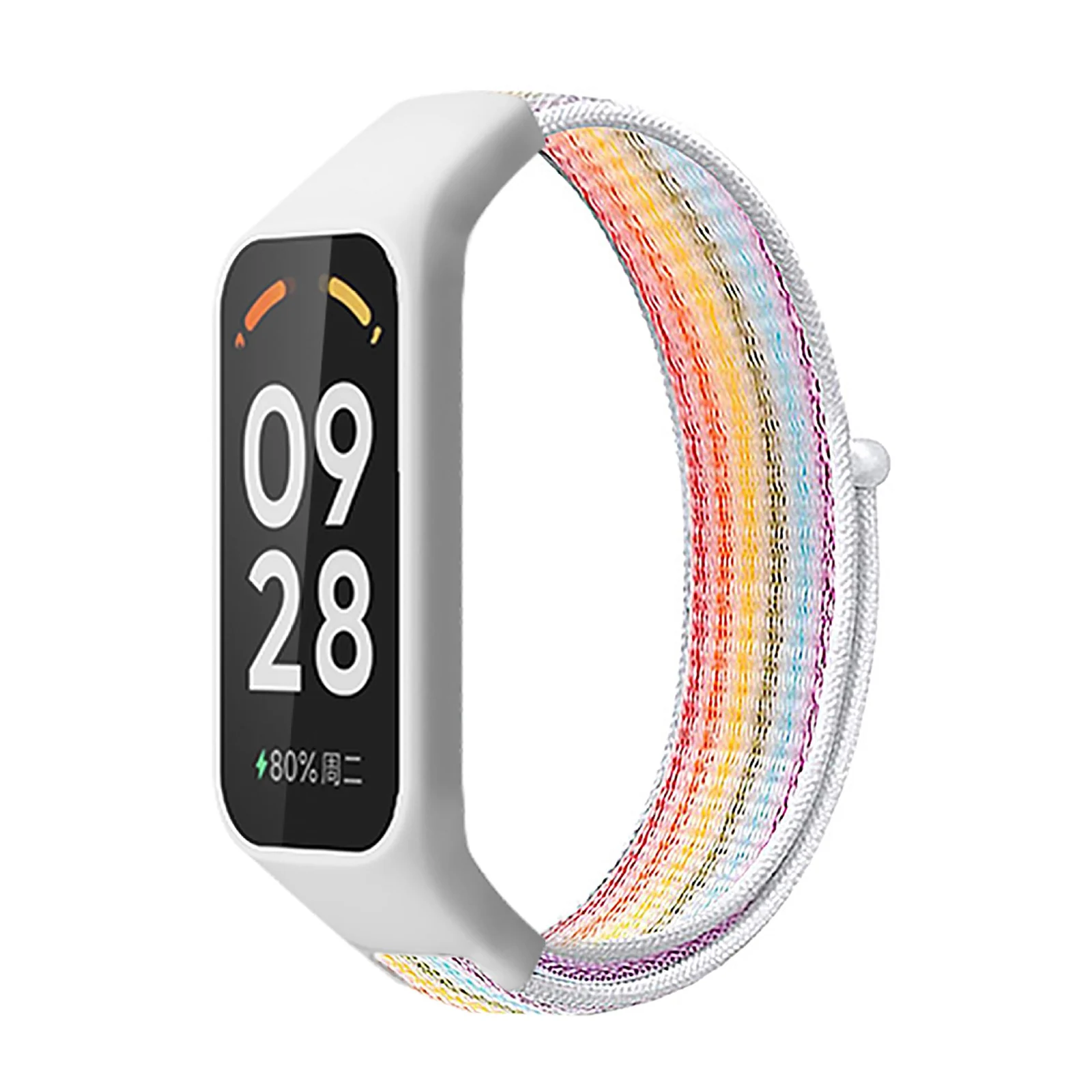 DL3 Mobilak Nylon Strap for Redmi Smart Band 2 / Xiaomi Smart Band 8 Active, Sports Bracelet and Replacement Strap Soft Breathable for Xiaomi Mi Band 8 Active/Redmi Band 2 for Men Women