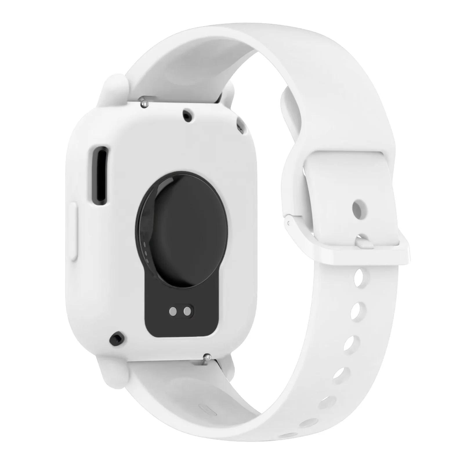 DL3 MOBILAK Soft TPU Watch Bumper Case for Xiaomi Redmi Watch 5 Lite, White