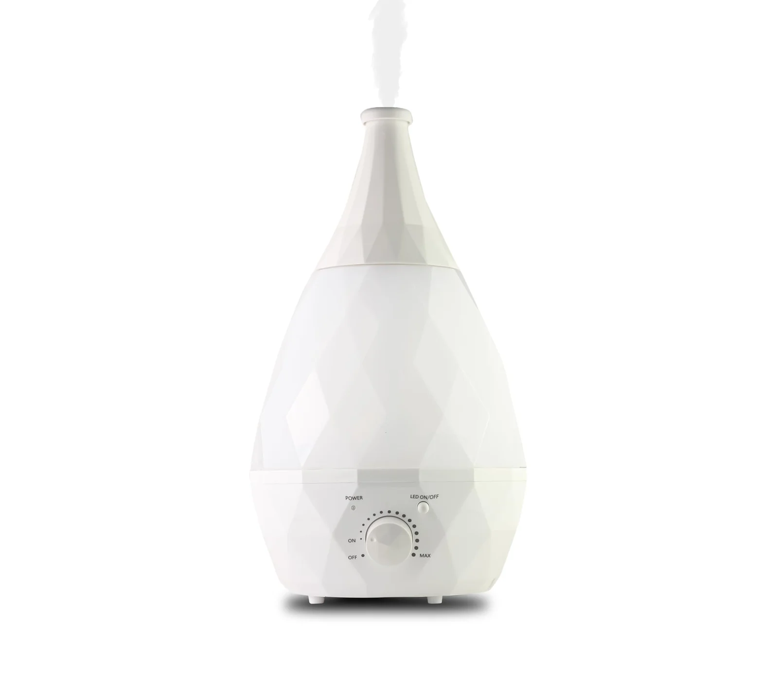 Mobigon 2.8Litres Humidifier for Room, Cool Mist Ultrasonic Humidifier / Essential Oil Diffuser, Super Quiet 360°Nozzle, Colorful Change, Auto Shut Off&UV Light&, Lasts Up to 24 Hours - white