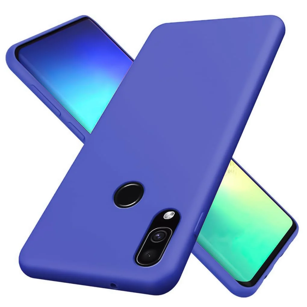 DL3 Mobilak Silicone Protective Case for Huawei nova 3i, Shock-absorbing protection, Scratch-resistant surface, Soft microfiber lining - Light Blue