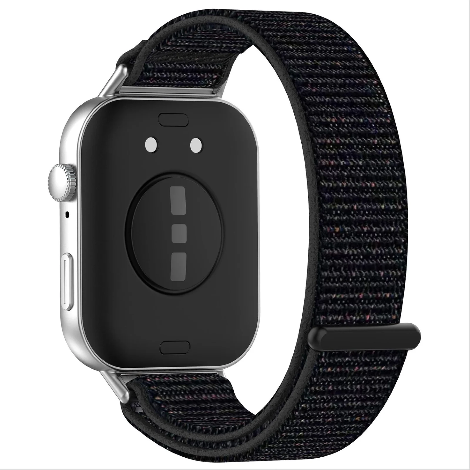 DL3 MOBILAK Elastic Nylon Watch Strap for Huawei Watch Fit 3 / Fit 4 / Fit 4 Pro / Fit 5 / Fit 5 Pro, Black Unity