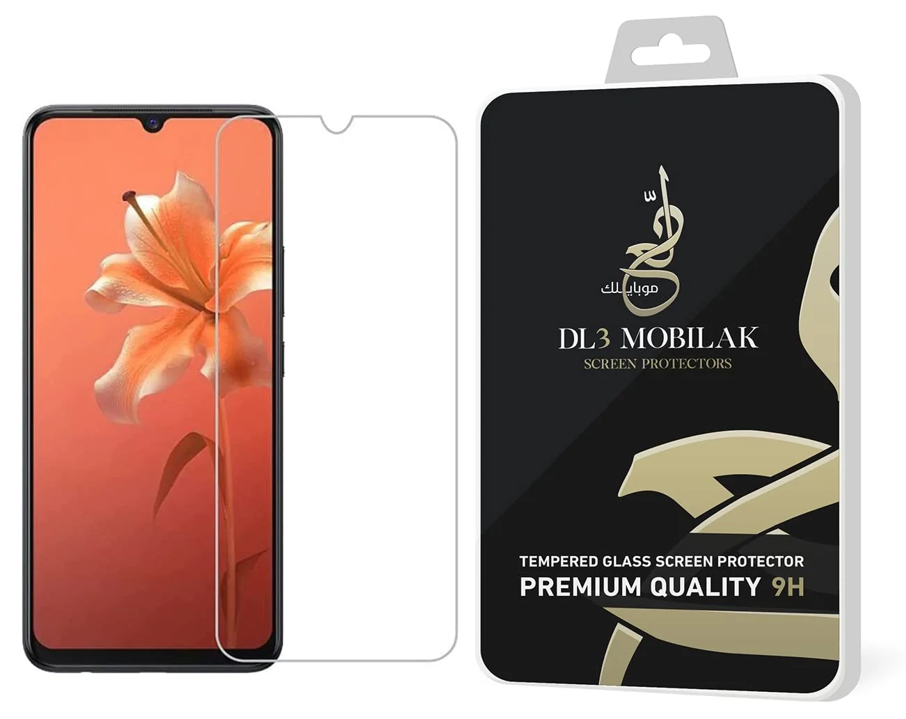 DL3 Mobilak Tempered Glass Screen Protector For OPPO A78 5G / OPPO A58 5G / OPPO A58X - Clear