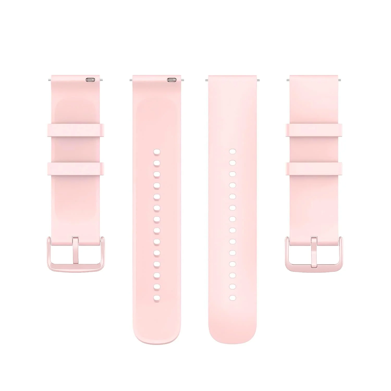 DL3 Mobilak Silicone Buckle Band 22MM Strap For Xiaomi Redmi Watch 5 Active/5 Lite/Samsung Galaxy Watch 3 45mm/Watch 46mm/Gear S3/Huawei watch GT5 GT4 GT3 GT2 GT 46MM/GT2E/GT3 Pro GT 5 Pro - Pink