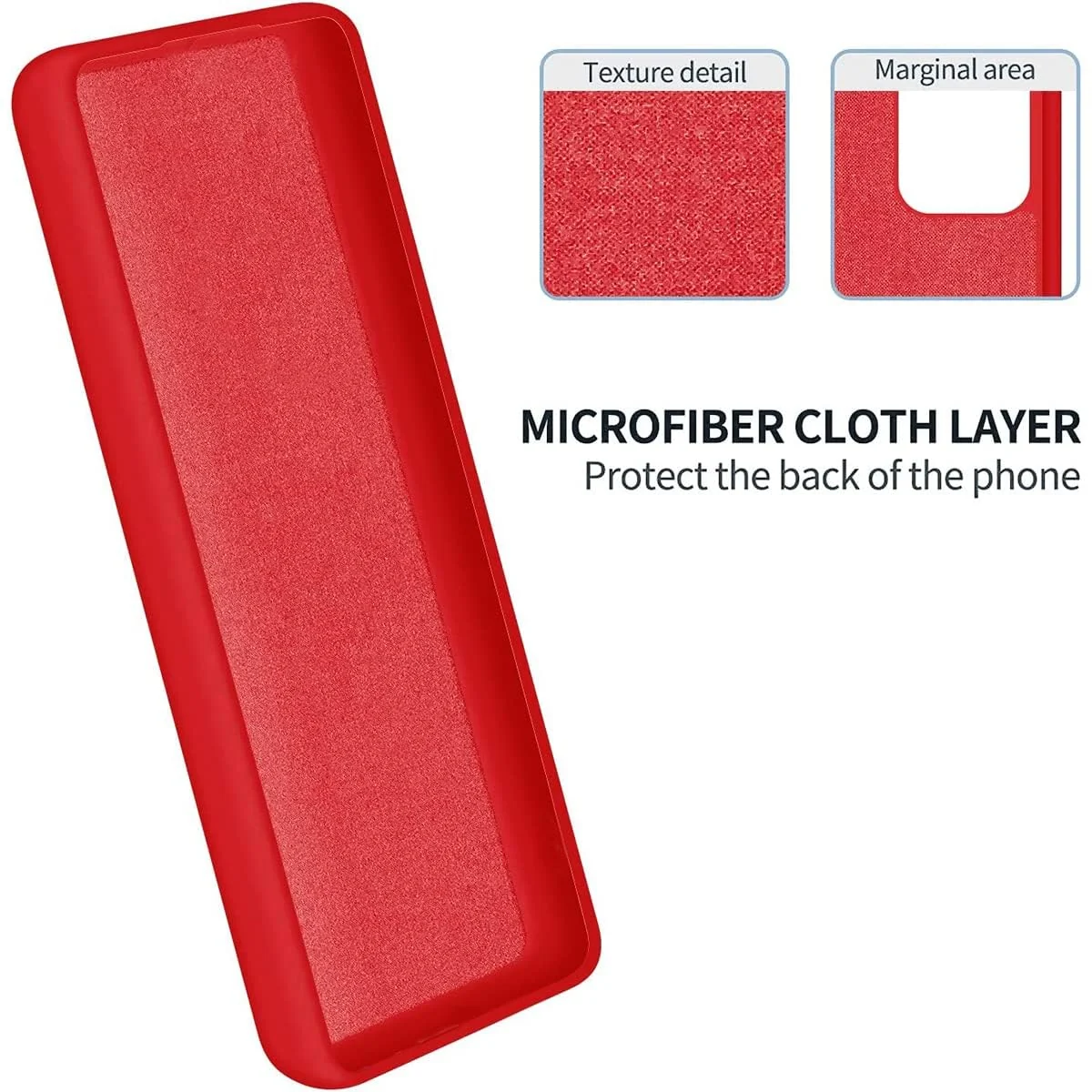 DL3 Mobilak Huawei Nova Y91 4G / Huawei Enjoy 60X 4G Case, Soft Flexible Silicone Gel Rubber Bumper Cover, Full Body Shockproof Protective Phone Case - Red